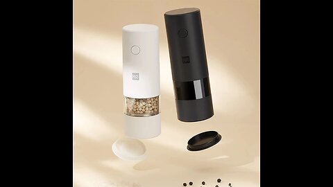 SALE! Electric Automatic Mill Pepper And Salt Grinder LED Light 5 Modes
