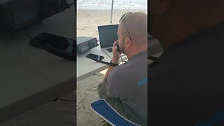 K8MRD CQ POTA from K-3013 in Galveston, Ham Radio Parks on the Air