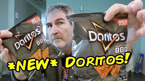 Doritos *NEW* Sweet And Tangy BBQ Chips Review 😮
