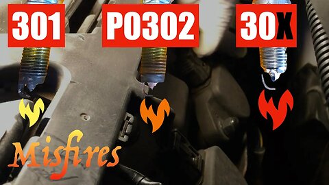 Engine misfires w/ code P0302. Spark plug or ignition coil pack? Diagnosis and fix.