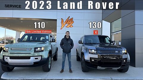 Rare Comparison. 2023 Land Rover DEFENDER 110 vs 130