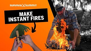 Make Instant Fires With The Elevator Fire Lay | The Survival Summit