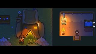 Pixelshire Demo Gameplay Part 1 - Guidebook - Learning to mine and build your home.