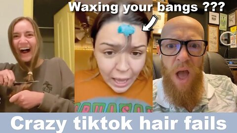 Hairdresser reacts to TikTok Hair Vids 🙈 - Hair Buddha Hair Fails