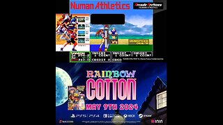 Numan Athletics (Namco/Bandai Arcade Game) + Rainbow Cotton HD Remastered 30 secs May 9th Release Date Trailers