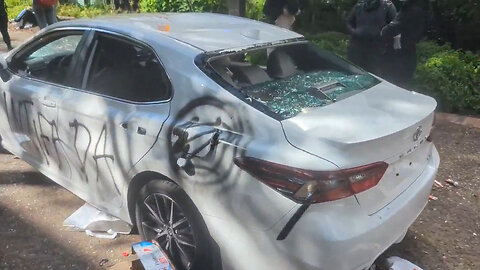Student Protesters Trash Car That 'Targeted' Them; 'This Wasn't An Accident'