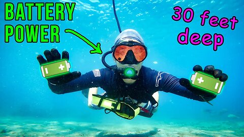 Nomad by BLU3 Tankless Dive System Unbox, Review & Dive off Paddleboard