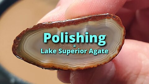 Easily Polishing an Agate Nodule with Flat Lap | Lapidary