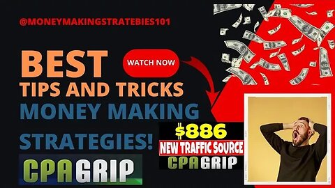 CPA Marketing - CPAGRIP - Money making strategies - Make money online #affiliatemarketing