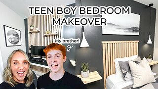 Teen Boy Bedroom Makeover!
