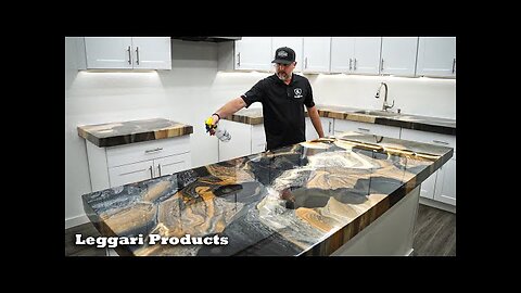 Use Epoxy To Coat Existing Countertops To Make Them Look Like Real Stone Step By Step Explained