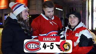 HABS FANS FROM VANCOUVER TALK BOUDREAU AND HORVAT ! | MTL 4-5 OTT