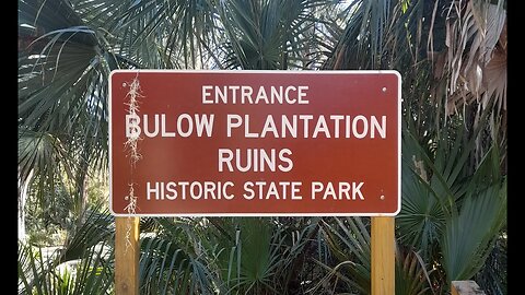 Bulow Plantation Ruins Historic State Park tour 2023 with Robin on the Road