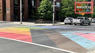 Another Crosswalk "Hate Crime" Followed By A Clown World Press Conference