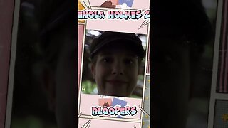 Enola Holmes 2 Bloopers #shorts #shortvideo #funnyshorts #enolaholmes2