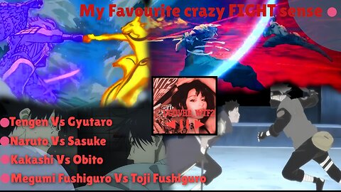 4 anime movies crazy FIGHT moments,