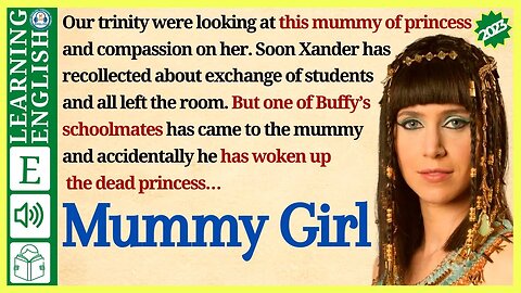 learn English through story level 2 🍁 Mummy Girl - ( Graded Reader Level 2 ) | WooEnglish