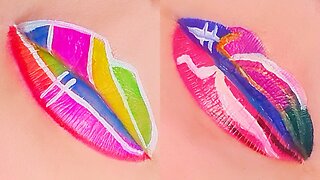 Creative Eye Lip Makeup Ideas Tutorial Compilation