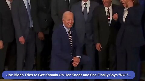 Joe Biden Tries to Get Kamala On Her Knees (host K-von laughs)