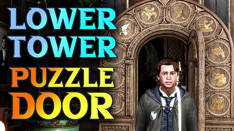 Lower Grand Tower Puzzle Door - Hogwarts Legacy How to Solve the Number Door Puzzles