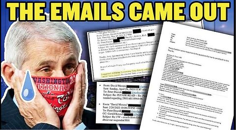 DR. FAUCI ADVISOR DESPERATE TO HIDE THESE EMAILS