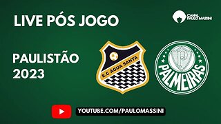 PÓS-JOGO AGUA SANTA 0 X 1 PALMEIRAS AO VIVO. COLETIVA ABEL FERREIRA.