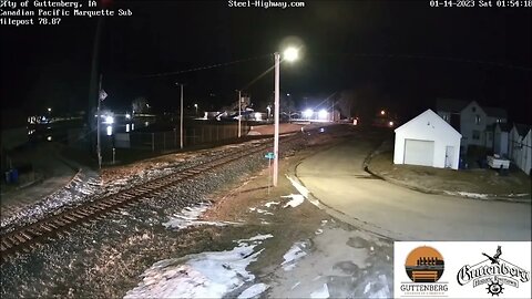 NB to WB Grain with KCS and BNSF Power at Bellevue, Dubuque Jct, Guttenberg & Calmar, IA on 1-14-23