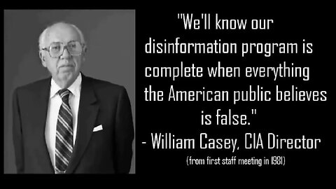 CIA 1981 Will Casey Everything Is A Lie!!!
