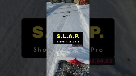 S.L.A.P. using a 36" Snow Pusher • 100 ft Long Driveway • Snow Removal • Carhartt Bartlett Jacket