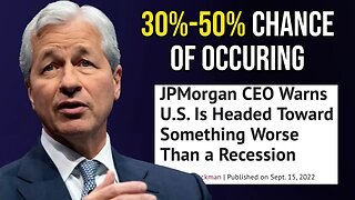 Jamie Dimon Warns ‘Something Worse’ Than a Recession Could Be Coming