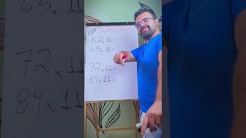 Multiplicação 11 🐸💪🤝👍 Super rápido 👍🤝💪🐸