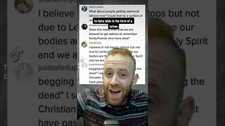 Full on TikTok Part 2 Christians CANT Have TATTOOS! #jesus #bible #god #faith #motivation