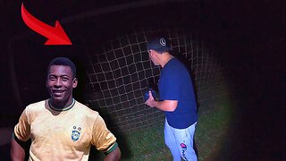 REI PELÉ BALANÇOU A REDE NO MEIO DA GRAVAÇÃO - INACREDITAVEL