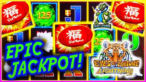D CONQUERS HIS NEMESIS! BIG JACKPOT! Lightning Link Eyes of Fortune Slot