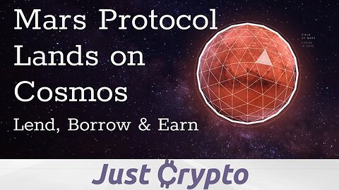 Mars Protocol has landing. Lend, Borrow and Earn.