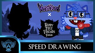 Speed Drawing: Happy Tree Friends Fanon - Zohair | Mobebuds Style