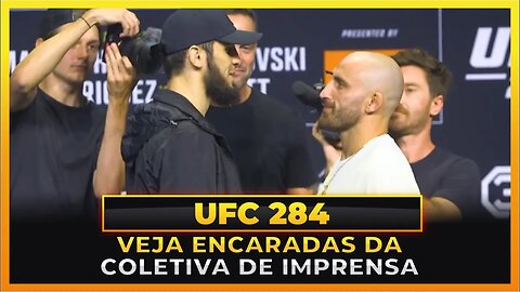UFC 284 - VEJA AS ENCARADAS NA COLETIVA DE IMPRENSA