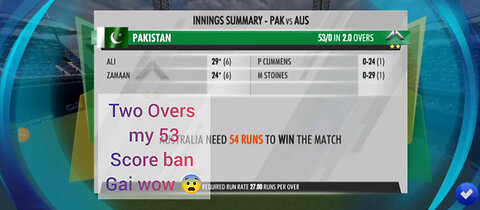 Quick Play Pak VS Aus Game play in WCC3