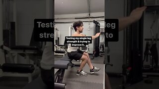 Single Leg Squats On Bench #legexercise #quadsworkout #shorts #fitness #youtubeshorts