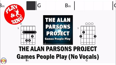 THE ALAN PARSONS PROJECT Games People Play FCN GUITAR CHORDS & LYRICS NO VOCALS