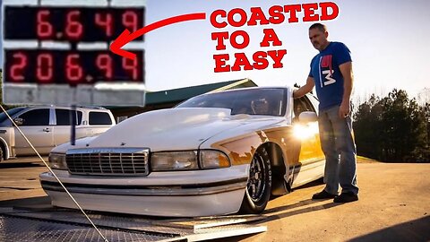 Coasting To A 6.64 at 206 MPH- And My $600 Wagon!