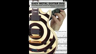 EASY METAL GUITAR episode 04 Song 1, Power Slide Chords, 2 Finger Riffs