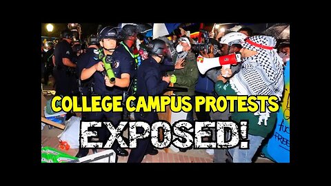 college campus protests are all staged objective is to pass anti-Semitism laws objective complete