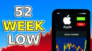 Apple Stock is at a 52 Week Low! | Apple Stock (AAPL) Analysis |