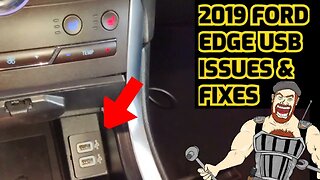 2018 FORD EDGE USB PORTS NOT WORKING / SOLVED + REPLACEMENT