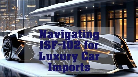 Importing High-End Vehicles