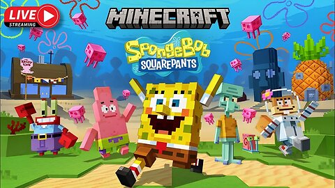 Aku bermain dengan Spongebob di Minecraft | Spongebob Squarepants x Minecraft