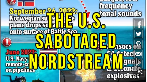 US / Norwegian Navy Sabotaged The Nordstream Pipeline - Flight Tracking Data Included