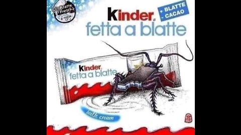 KINDER FETTA A BLATTE DICONO PER SCHERZARE, MA E' REALTA' E PROPRIO DALLA KINDER