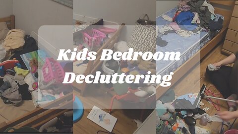 KIDS BEDROOM DECLUTTERING | MAJOR DISASTER CLEANING | HUGE CLEAN UP | MOTIVATIONAL CLEANING
